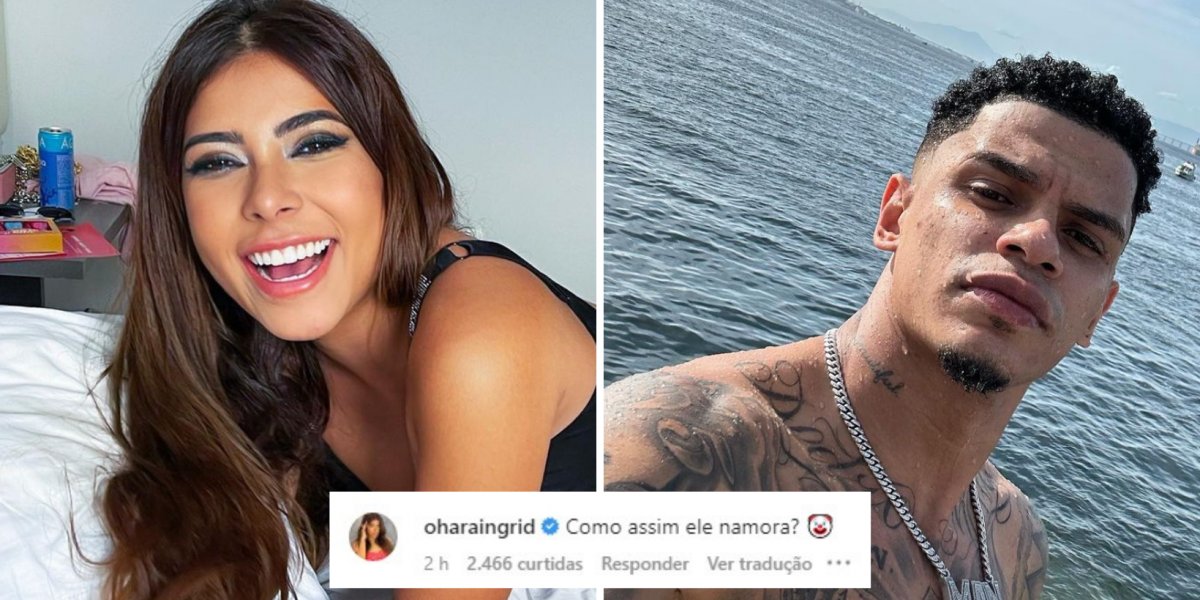 Ingrid Ohara se surpreende ao descobrir que affair já era comprometido