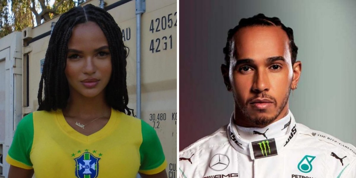 Web especula romance entre Juliana Nalú e Lewis Hamilton