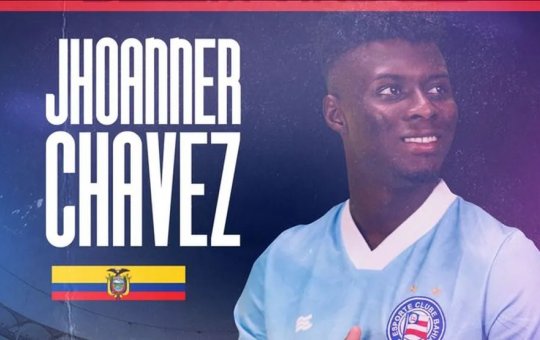 Mais um! Lateral-esquerdo Jhoanner Chávez é anunciado pelo Bahia