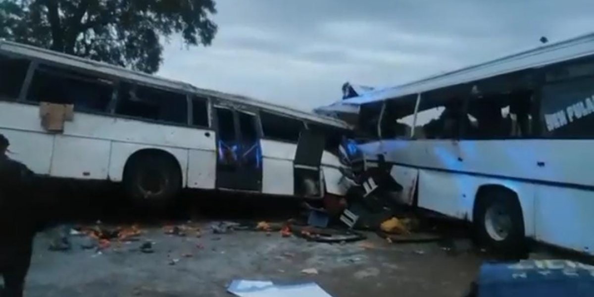 Tragédia: colisão entre dois ônibus deixa pelo menos 38 mortos em Senegal