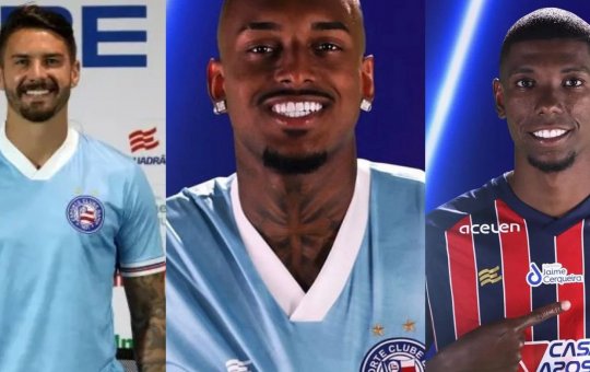 Bahia: Everaldo, Raul Gustavo e Kanu são registrados no BID da CBF