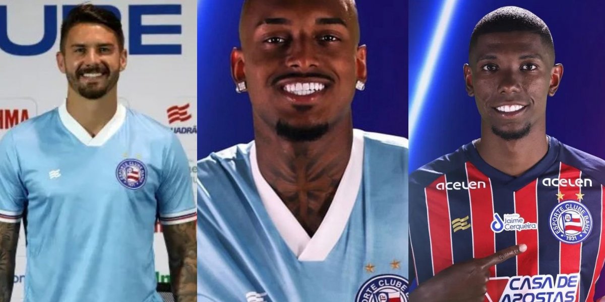 Bahia: Everaldo, Raul Gustavo e Kanu são registrados no BID da CBF