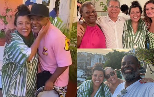 Regina Casé organiza almoço com famosos em sua casa de Salvador; confira cliques