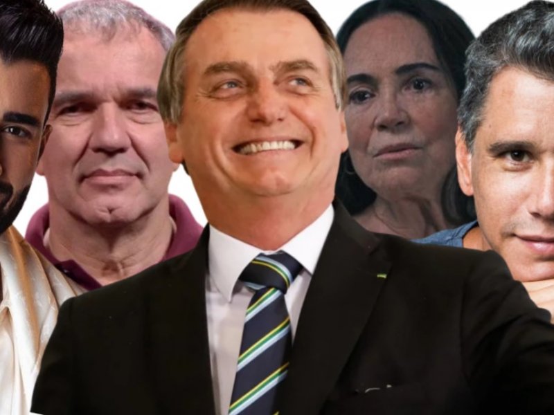 Quem são os famosos e globais que ainda apoiam o presidente Jair Bolsonaro
