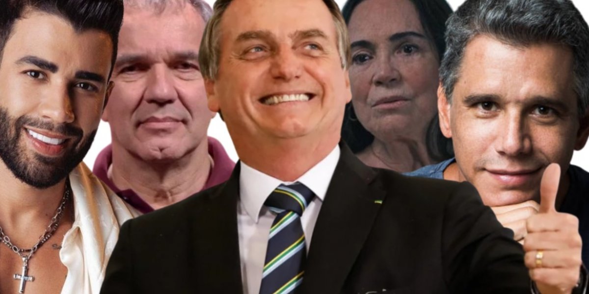 Quem são os famosos e globais que ainda apoiam o presidente Jair Bolsonaro