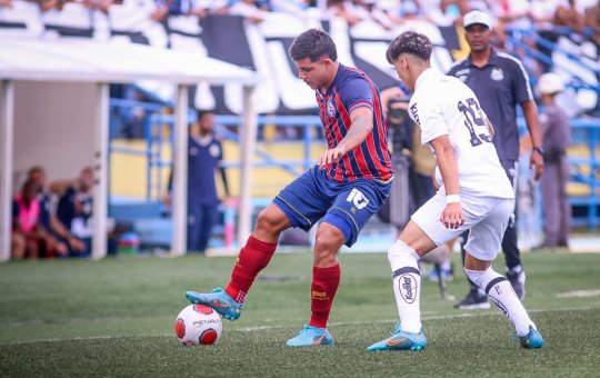 Bahia é goleado para o Santos e está fora da Copa São Paulo de Futebol Júnior