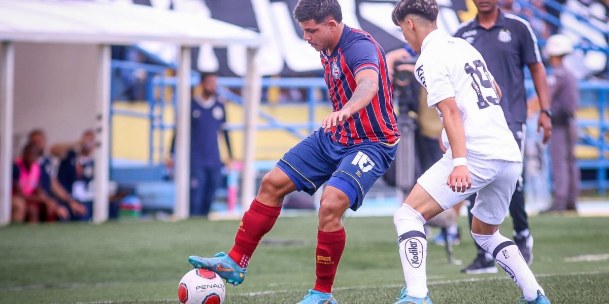Bahia é goleado para o Santos e está fora da Copa São Paulo de Futebol Júnior