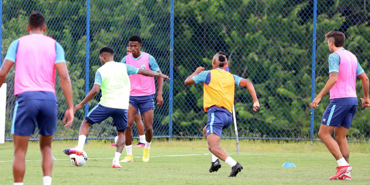 Bahia encerra preparação para a partida contra o Atlético de Alagoinhas