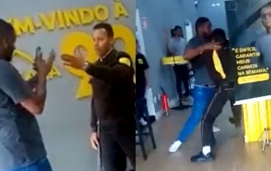 Motorista por aplicativo e segurança 'saem na mão' em Salvador; assista