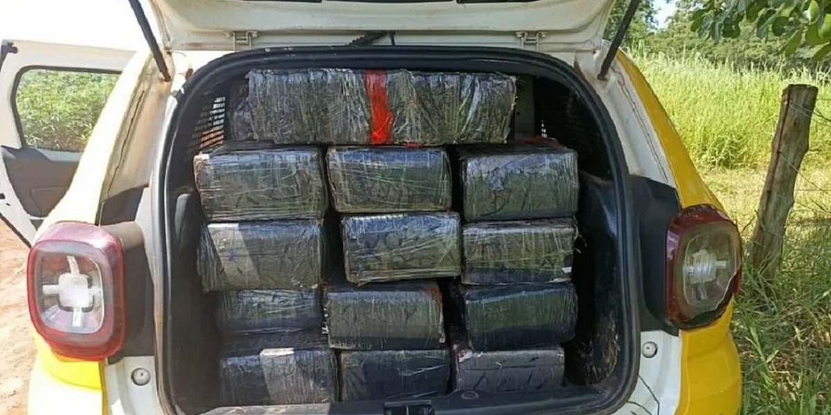 Mulher que transportava 700 kg de maconha é assaltada, chama a polícia e presa