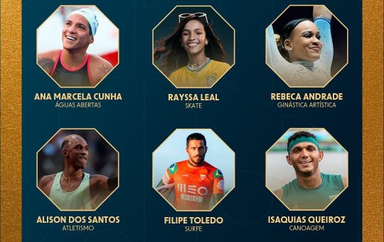 COB divulga concorrentes ao prêmio de melhor atleta do ano
