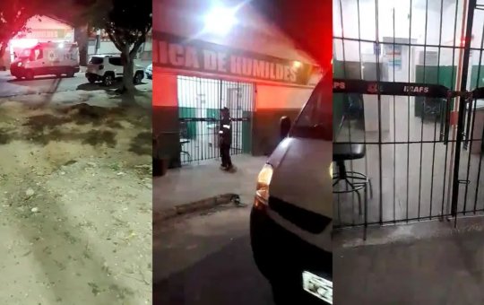 Com pacientes em ambulância, socorristas encontram policlínica fechada