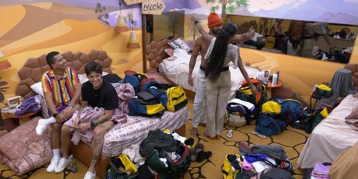 BBB 23: Tina e Ricardo se beijam antes de almoço do anjo