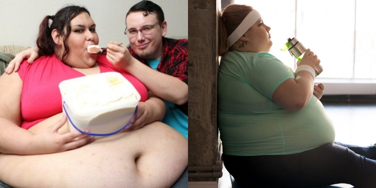 Mulher que engordou para agradar namorado tem final trágico