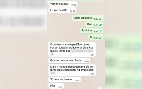 Professor de futebol nega ter abusado de adolescentes em Muritiba: "Consensual"