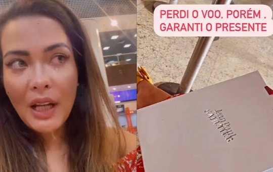 Geisy Arruda chora e diz que seu perfume foi furtado durante voo