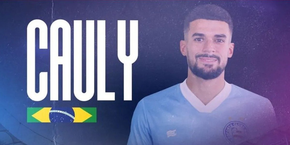 Chegou o camisa 10! Bahia anuncia a contratação do meia Cauly Oliveira