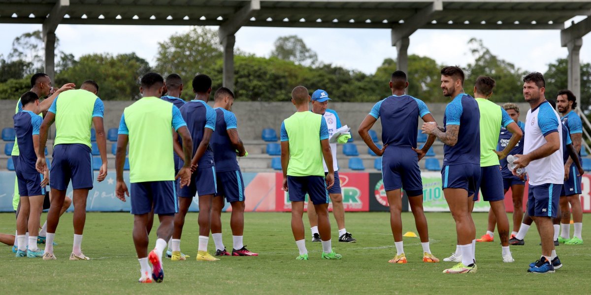 Bahia volta a treinar focado no jogo contra o Ferroviário pela Copa do Nordeste