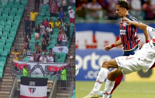 Espaço para o Ferroviário na Arena Fonte Nova chama atenção pelo tamanho