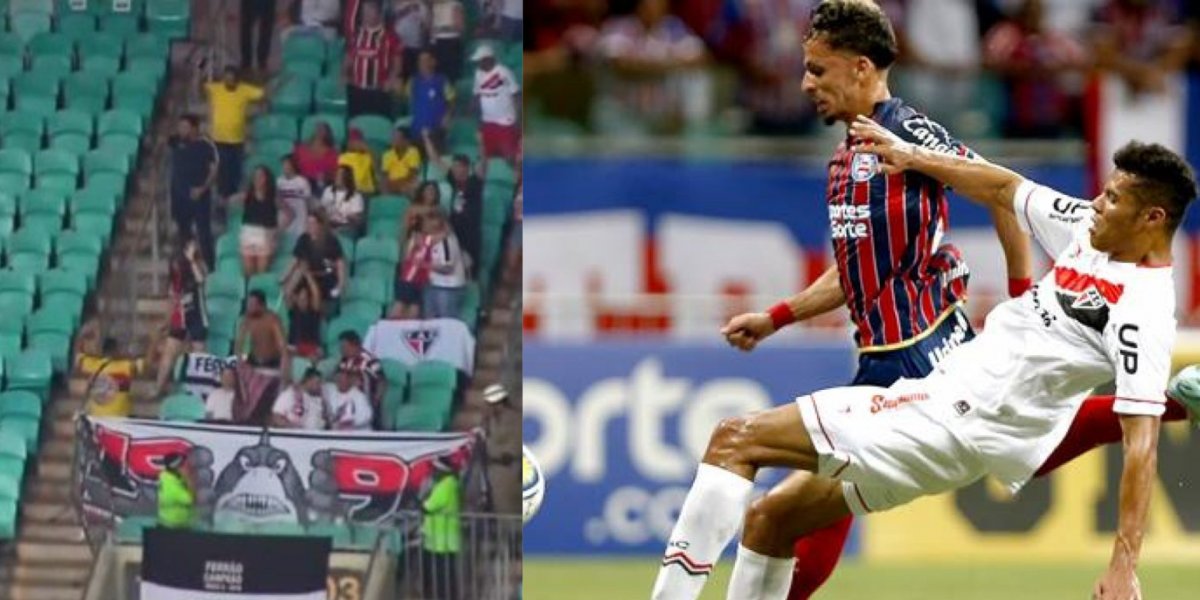 Espaço para o Ferroviário na Arena Fonte Nova chama atenção pelo tamanho