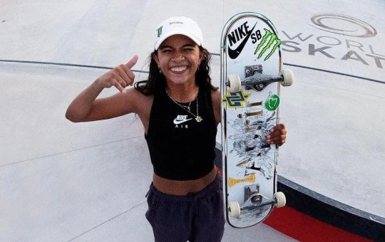 Rayssa Leal é campeã mundial de skate street nos Emirados Árabes