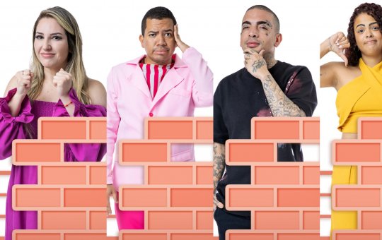 BBB 23: Amanda, Bruno Gaga, Guimê e Paula estão no paredão