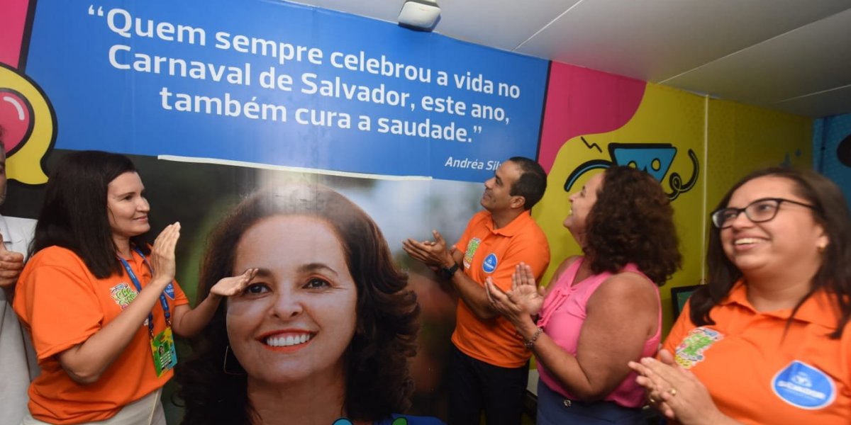 Sala de imprensa do Carnaval é inaugurada com homenagem à repórter Andréa Silva