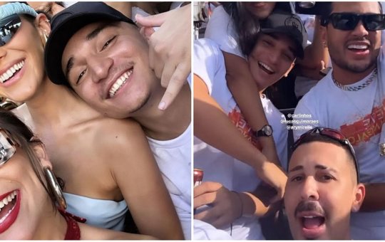 Bruna Marquezine, Pri Alcântara e João Gomes 'vivem muito' no trio de Ivete