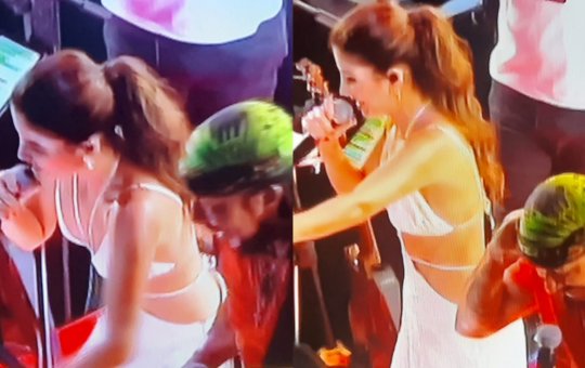 Paula Fernandes canta pela primeira vez com Bell Marques em trio