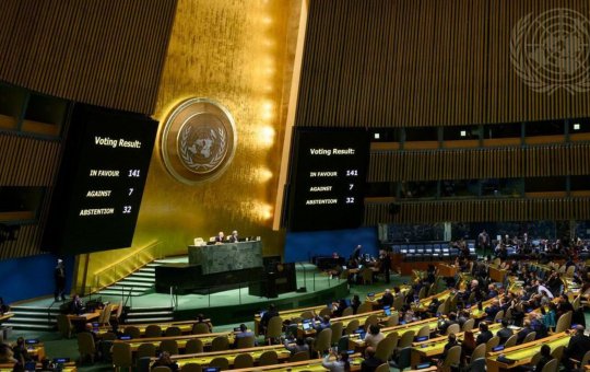 Assembleia Geral da ONU aprova nova resolução pelo fim da guerra