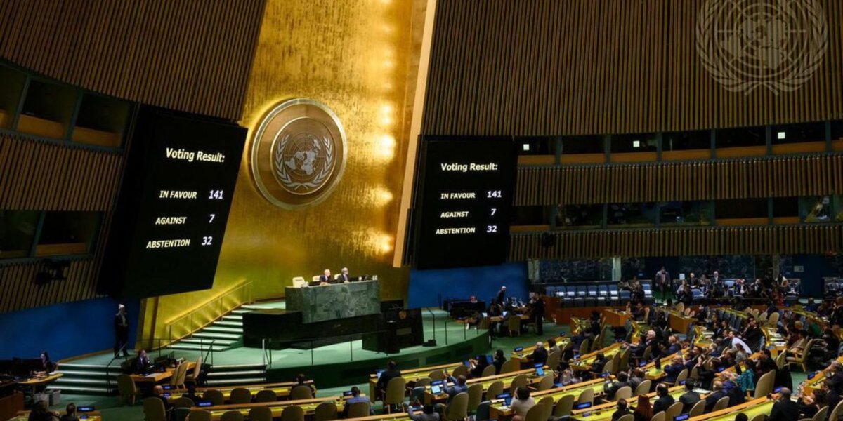 Assembleia Geral da ONU aprova nova resolução pelo fim da guerra