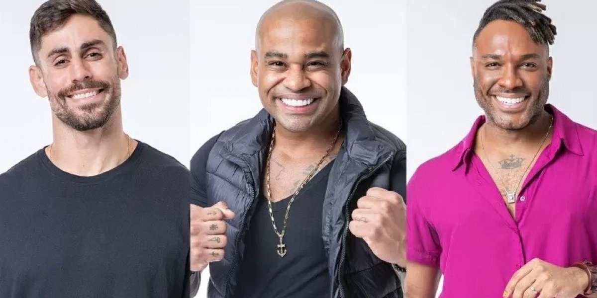 Cara de Sapato, Nicácio e Cezar Black formam sétimo paredão do BBB 23
