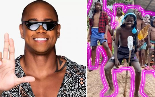 Crianças africanas criam várias versões de 'Zona de Perigo' e viralizam