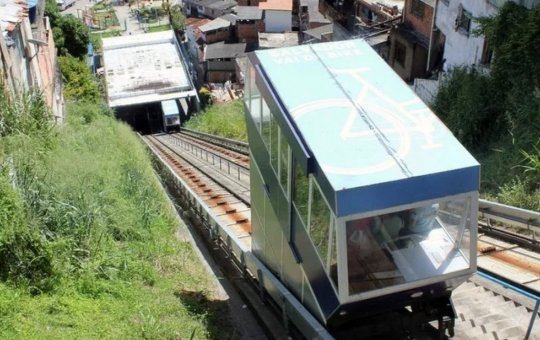 Plano Inclinado Liberdade/Calçada passa por reparos e não funciona nesta quinta