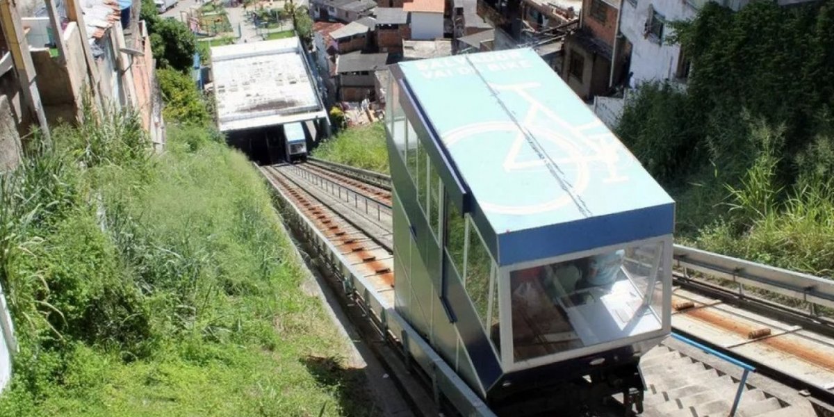 Plano Inclinado Liberdade/Calçada passa por reparos e não funciona nesta quinta