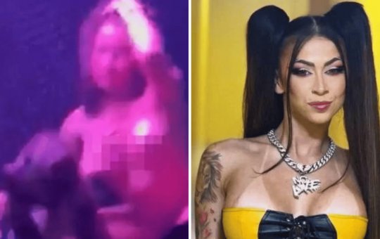 Escândalo: MC Pipokinha recebe sexo oral de uma fã no palco