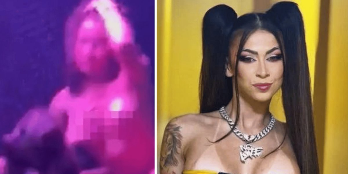 Escândalo: MC Pipokinha recebe sexo oral de uma fã no palco