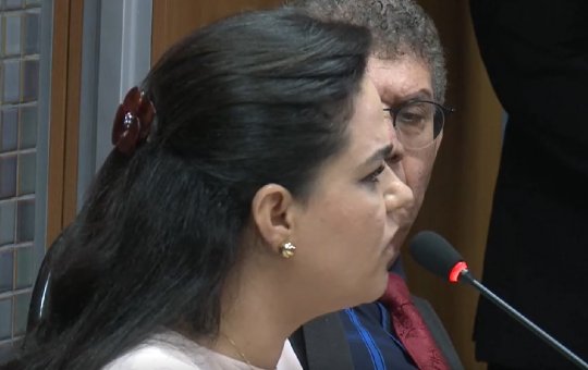 Em sabatina, Aline Peixoto diz sofrer "ataques sistemáticos" por disputa no TCM