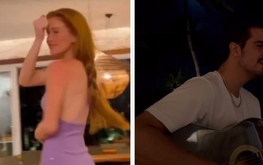 Marina Ruy Barbosa e Enzo Celulari são flagrados juntos em Praia do Forte