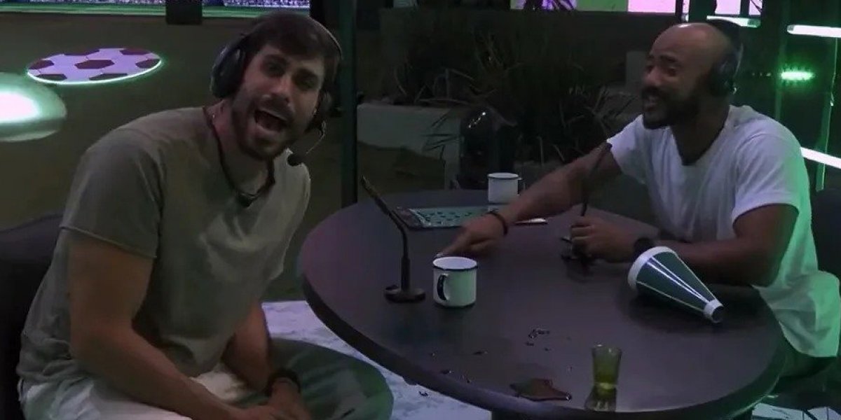 BBB: Cara de Sapato revela ser torcedor do Bahia em conversa com Ricardo Alface