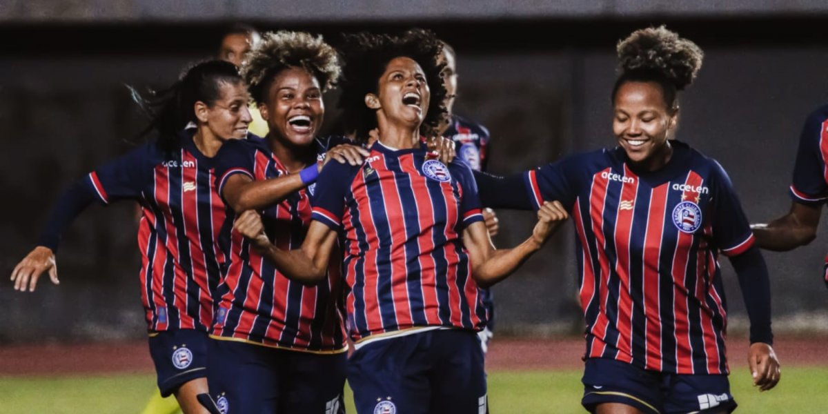 Bahia goleia o Ceará e vence a primeira no brasileiro feminino