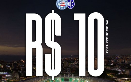 Bahia abre venda de ingressos promocionais para jogo de volta contra o Itabuna
