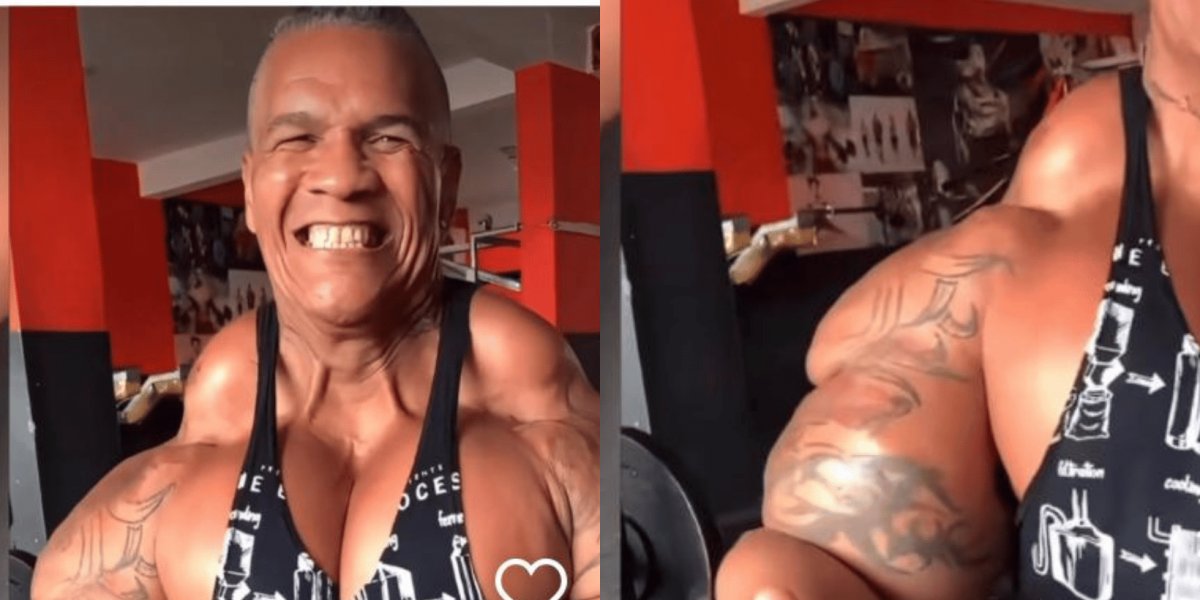 Homem 'Hulk' viraliza por forma física e é 'invejado' por seguidores