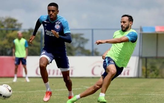 Bahia volta a treinar com foco em segundo jogo das semifinais do Baianão