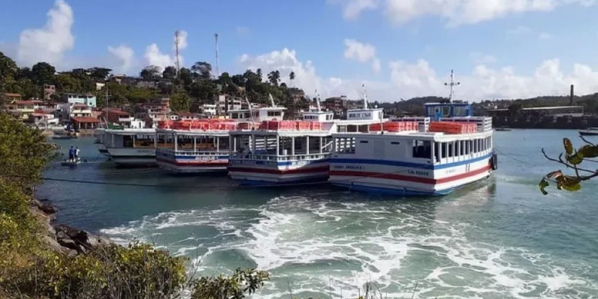Maré baixa faz travessia Salvador-Mar Grande ser encerrada mais cedo