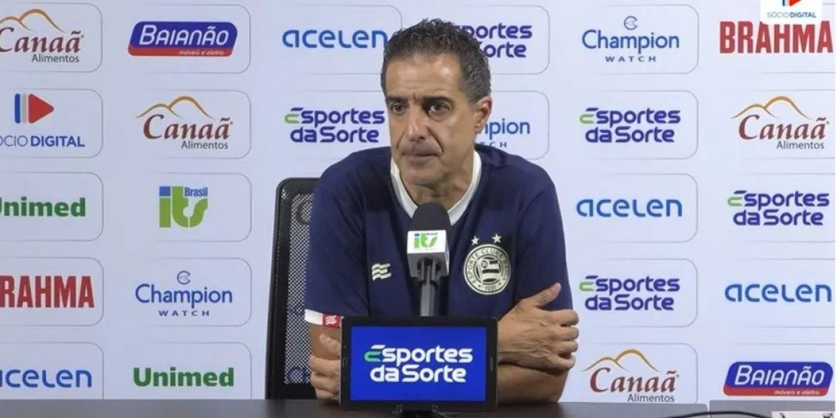 "Injusto dizer que jogadores não correram", diz Paiva após triunfo sobre Itabuna
