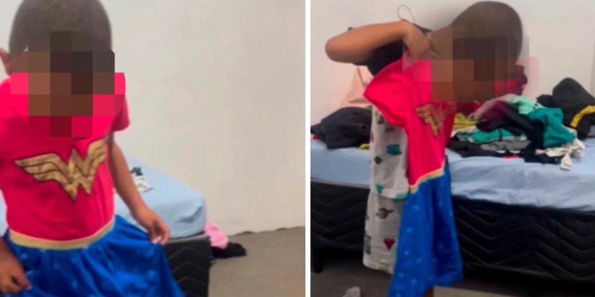 Polêmica: Pais dão vestido da mulher-maravilha para filho; web reage