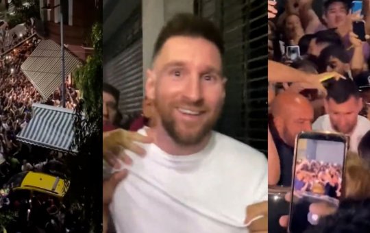 Messi sai para jantar em Buenos Aires e enlouquece fãs argentinos