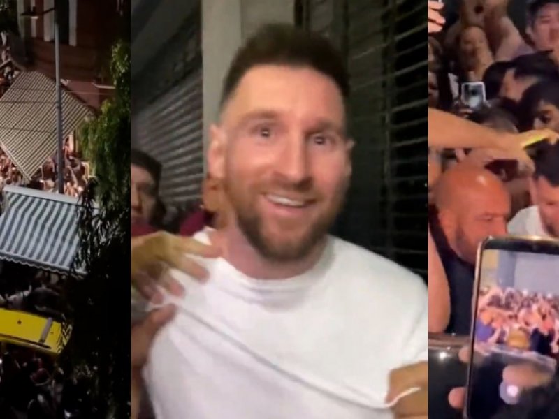 Messi sai para jantar em Buenos Aires e enlouquece fãs argentinos