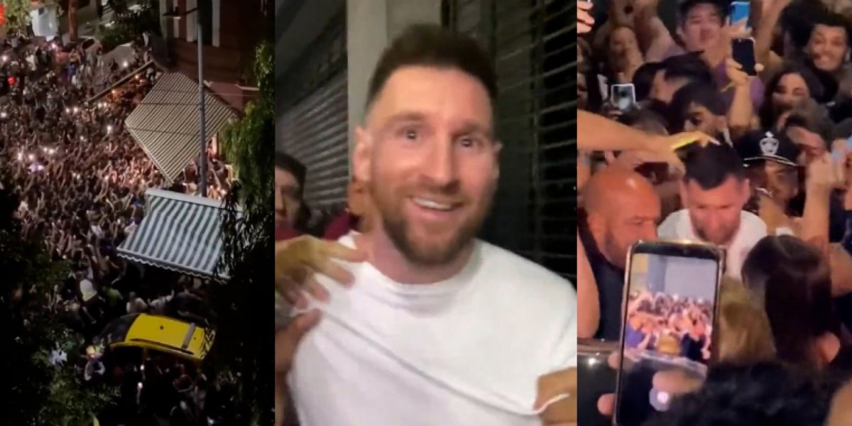 Messi sai para jantar em Buenos Aires e enlouquece fãs argentinos